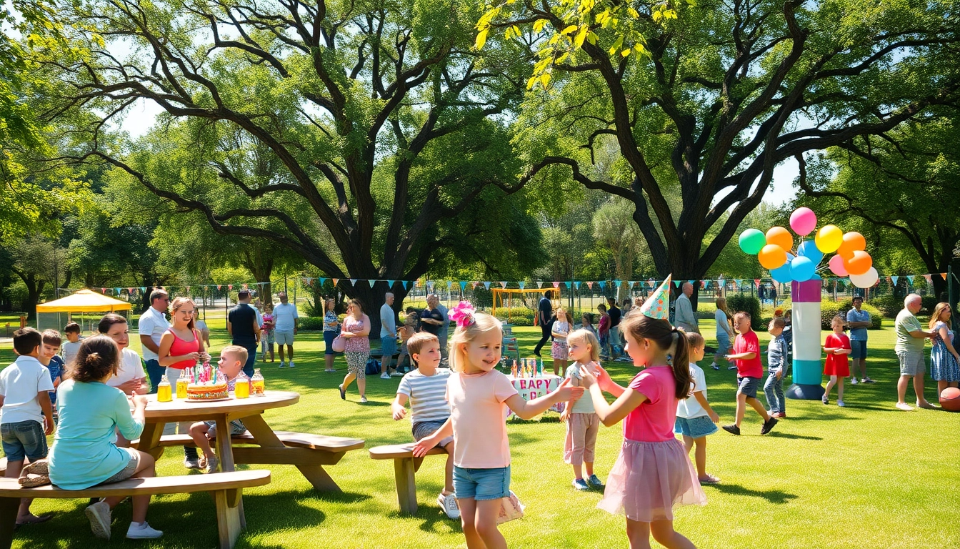 Families celebrating a wildfire event perth with fun activities and vibrant decorations outdoors.
