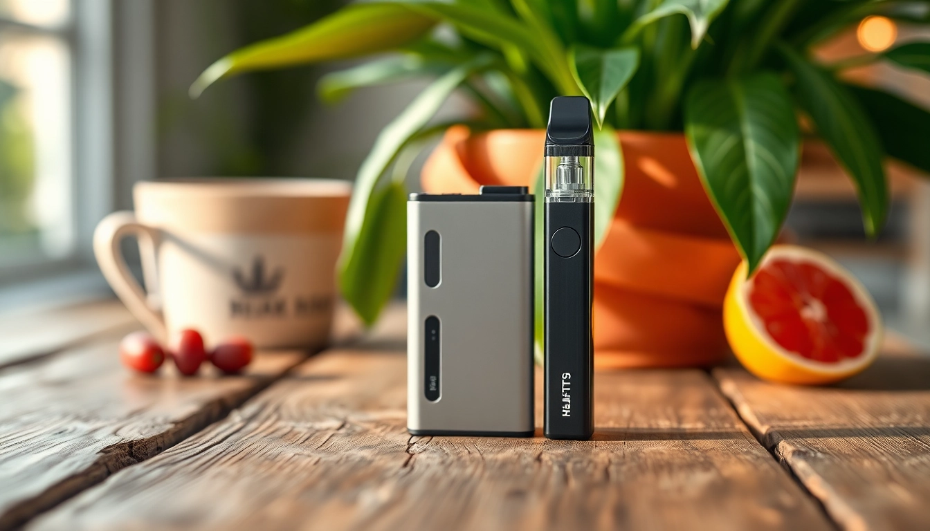 Examine the stylish FIFTY BAR 6.5K disposable vape, showcasing its vibrant flavors against a rustic wood backdrop.