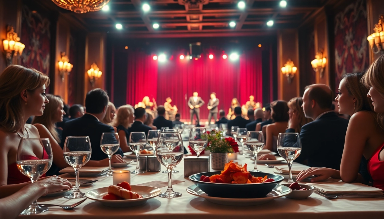 Experience the excitement of dinner theatre las vegas with lively performances and gourmet dining.