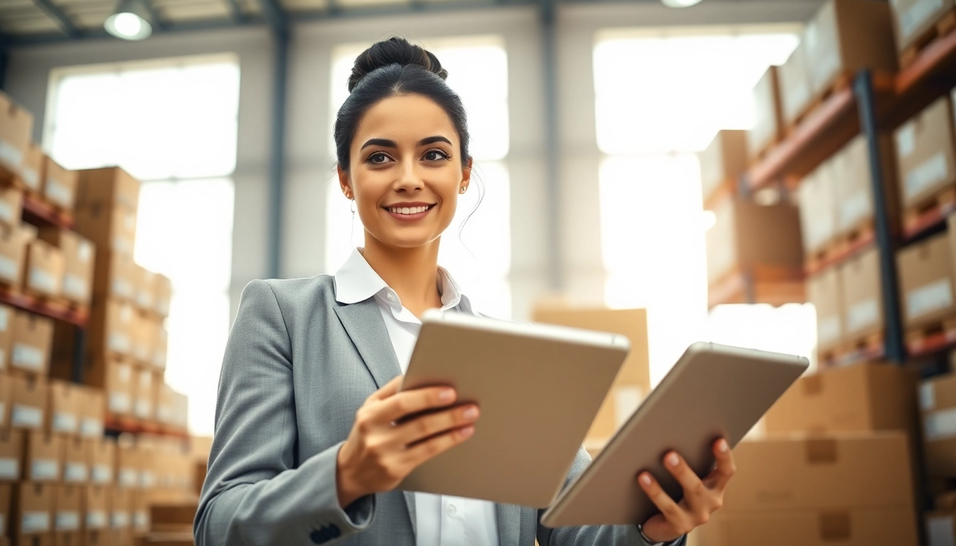 Analyze inventory for amazon business wholesale in a modern warehouse setting.